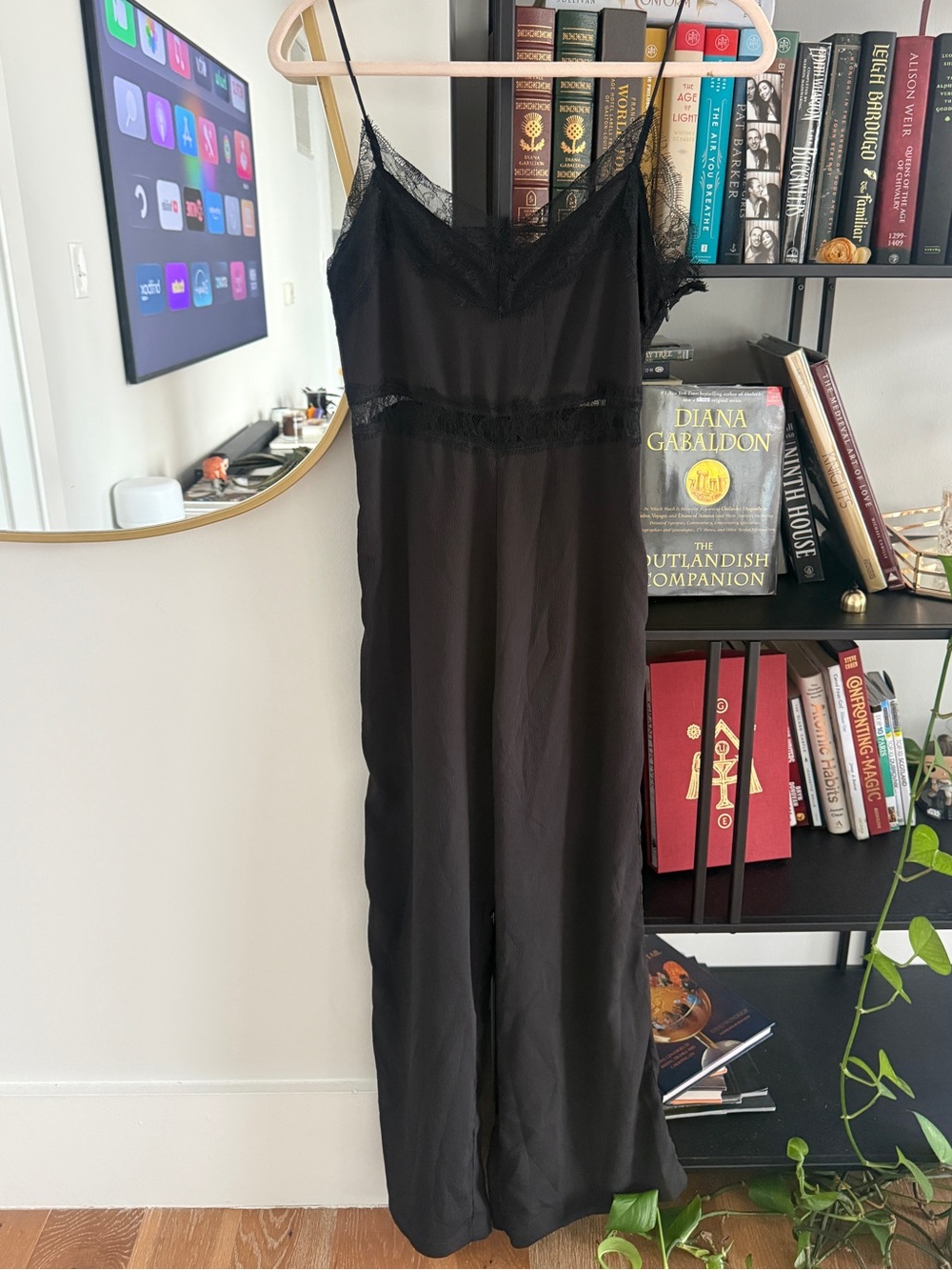 NWOT Walter Baker black Jace jumpsuit SMALL